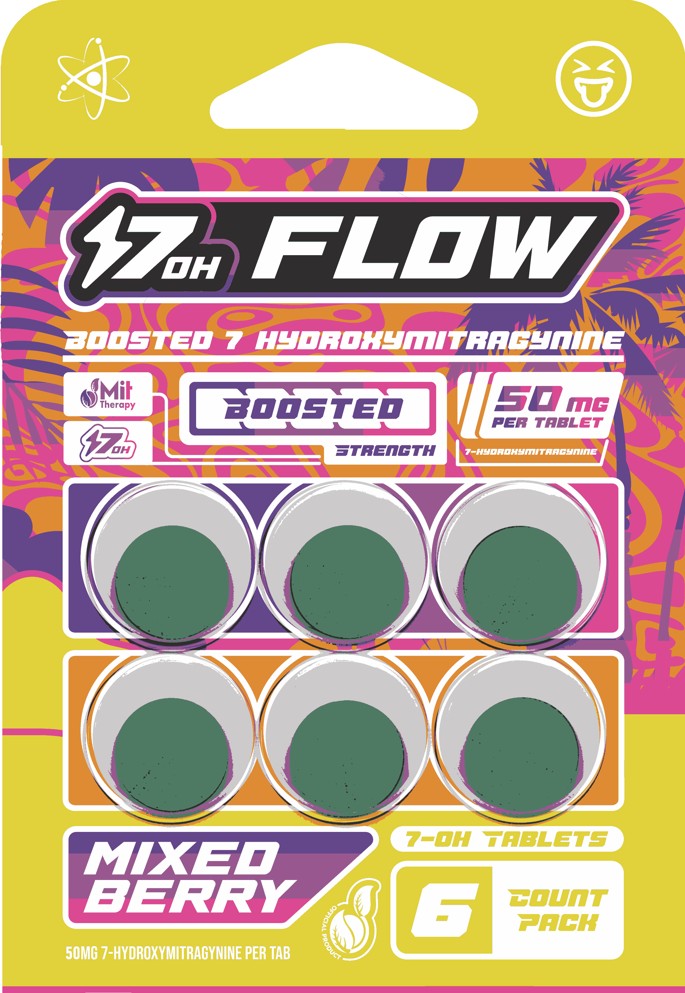 *MIT Therapy 7OH Flow 50mg Tablets 6ct*