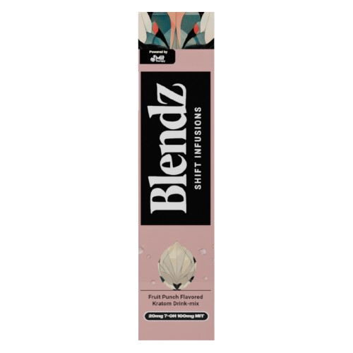 *Blendz Powder Drink Mix- Fruit Punch 100mit/20 7OH