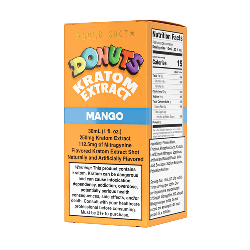 donuts kratom mango flavor