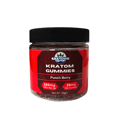 *Kratown Kratom Gummies Punch Berry (10ct) (25mg)*