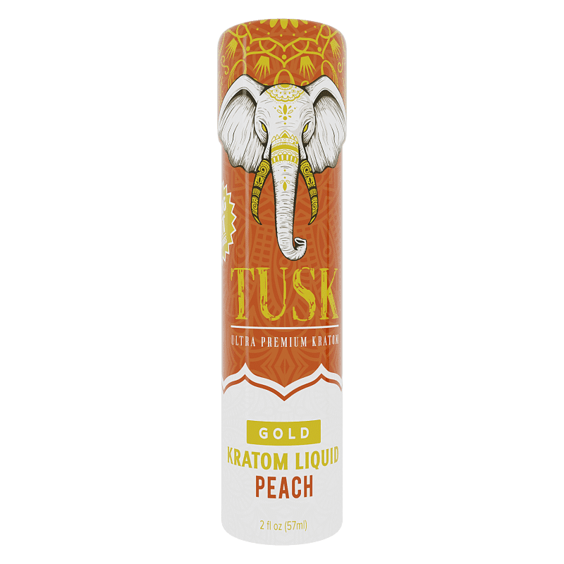 Tusk Kratom Shot 150mg (Gold) Peach