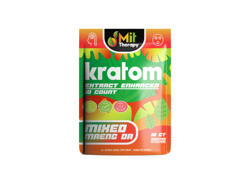 MIT Therapy Mixed Maeng Da -10ct x 1 Pouches (10 Total Capsules)