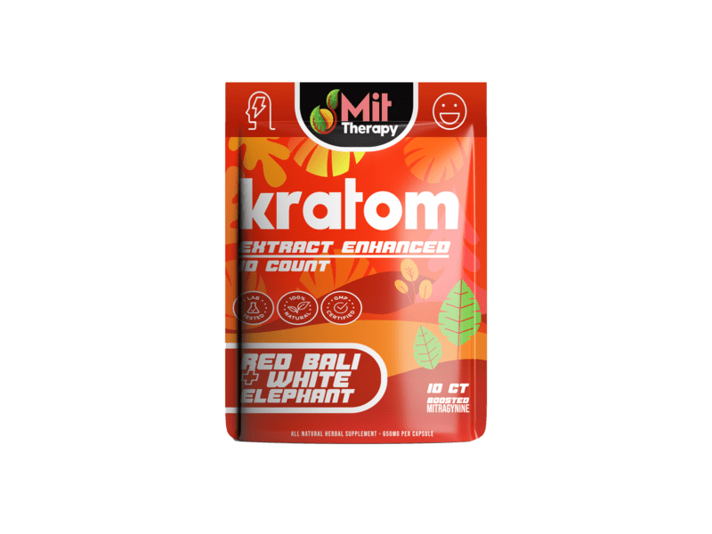 MIT Therapy Red Bali + White Elephant-10ct x 1 Pouches (10 Total Capsules) MIT Therapy Red Bali + White Elephant-10ct x 1 Pouches (10 Total Capsules)